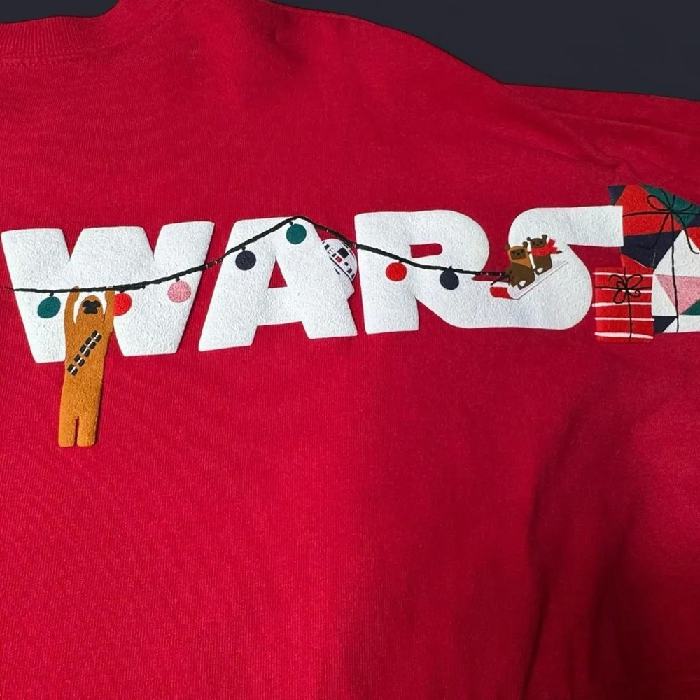 Disney Parks Star Wars Chewbacca Cookie Holiday Spirit Jersey - Small, RARE - Picture 5 of 11